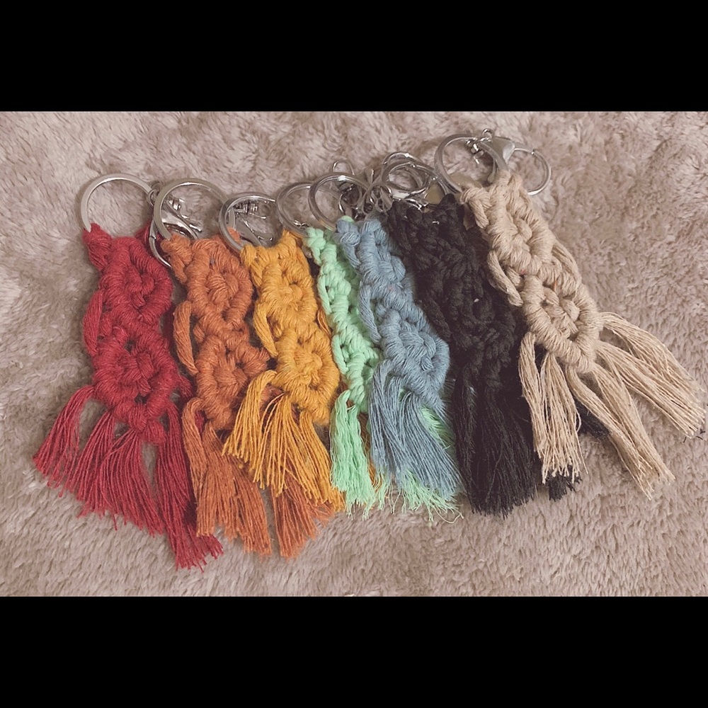 Macrame key chains